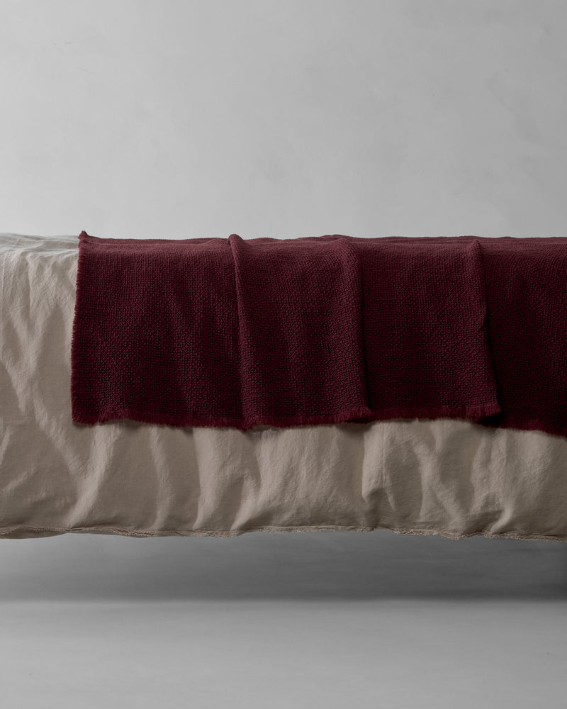 Society Limonta Nid Blanket wool bed linens