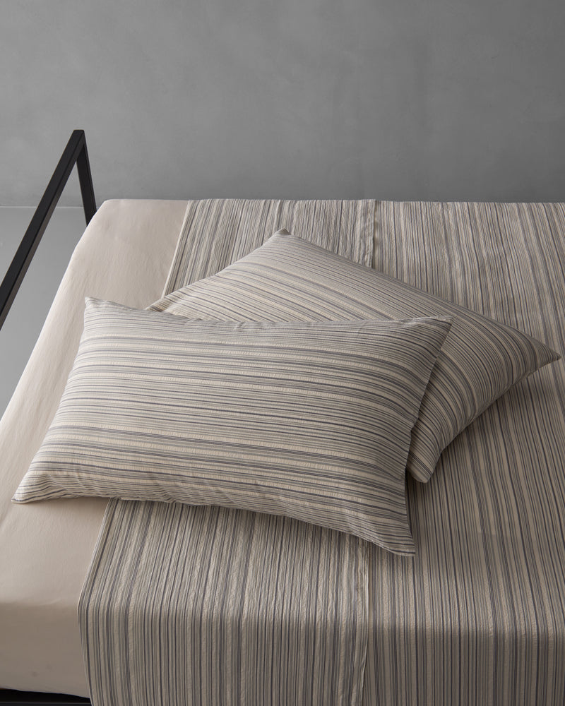 Rows Pillow Cases Set